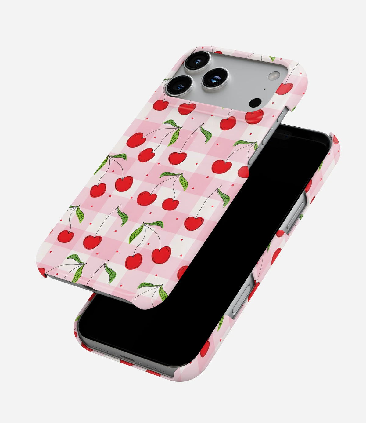 Checkered Cherry SnapFit Matte Case