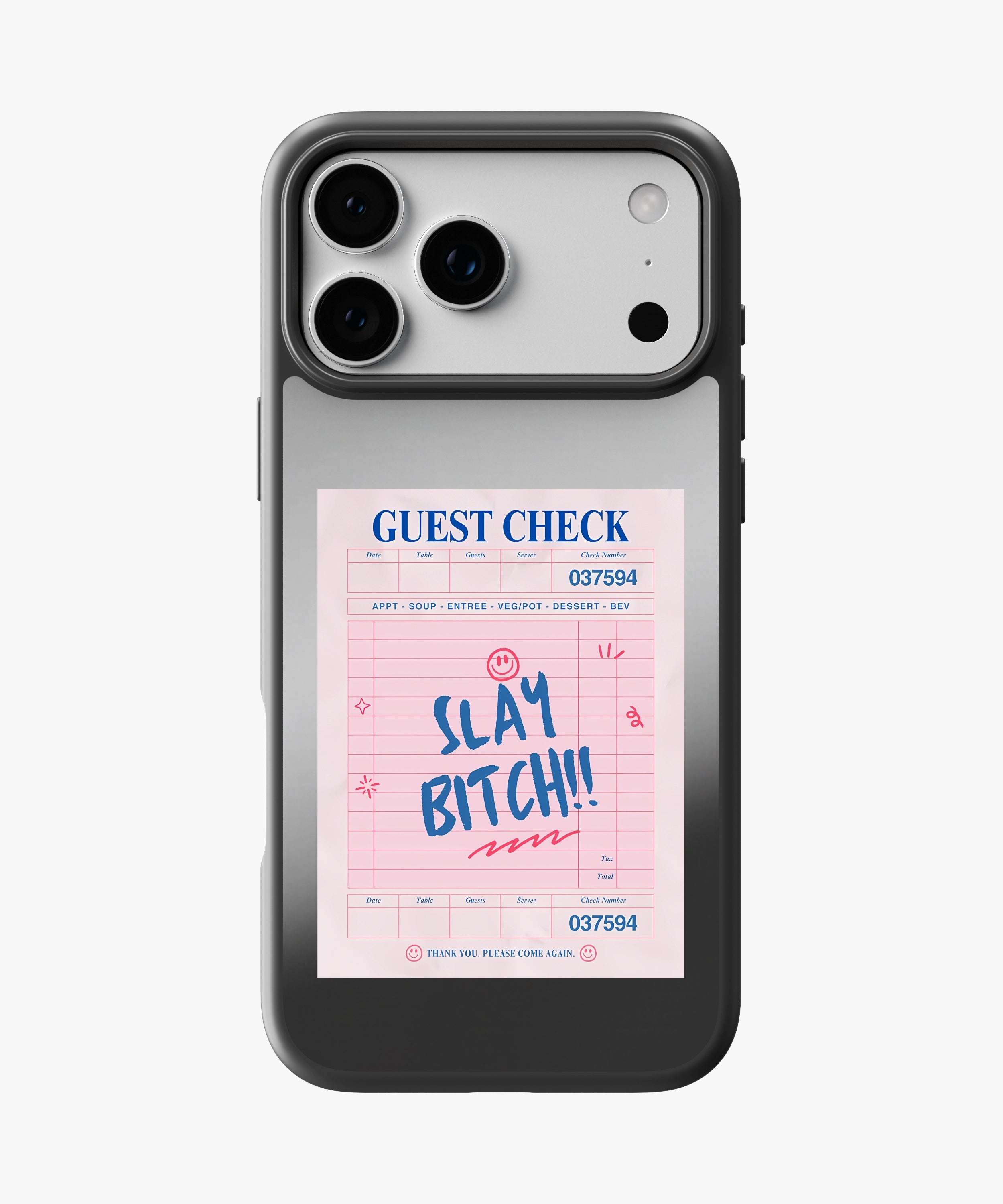 Slay Receipt Case Luxe Mirror Phone Case