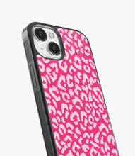 Load image into Gallery viewer, Leopard Print Pink Glass Case
