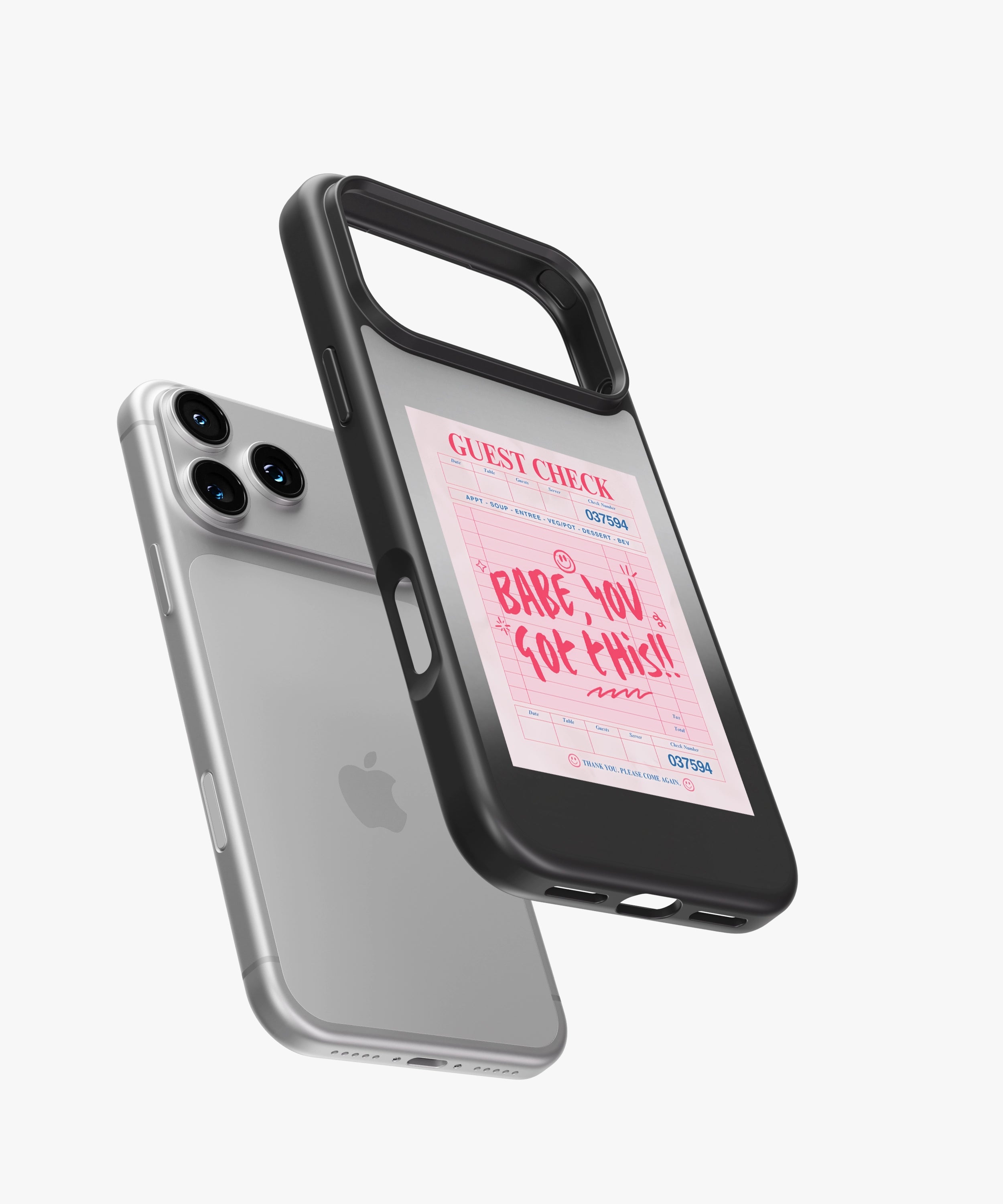 Babe Motivation Check Luxe Mirror Phone Case