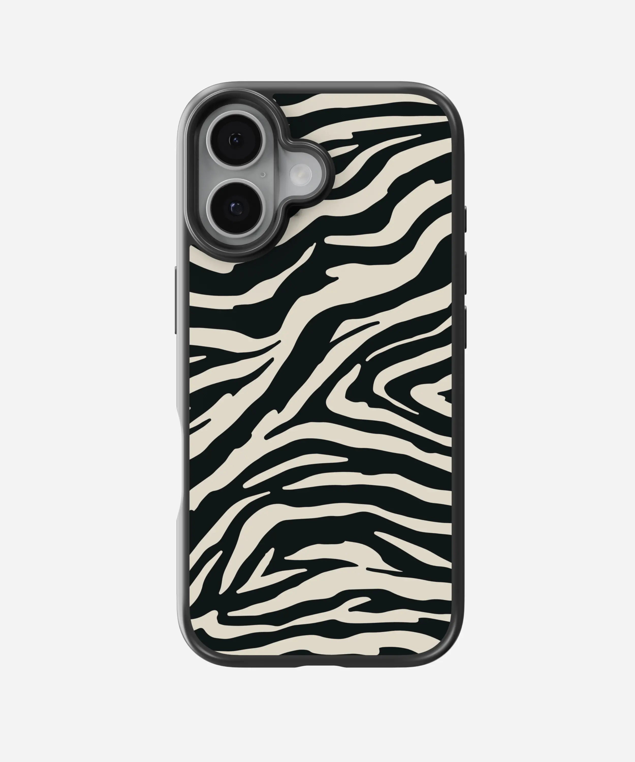 Zebra Black/Almond Hybrid Matte Case