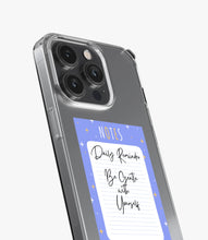 Load image into Gallery viewer, Note To Self Custom Note Silicone Case
