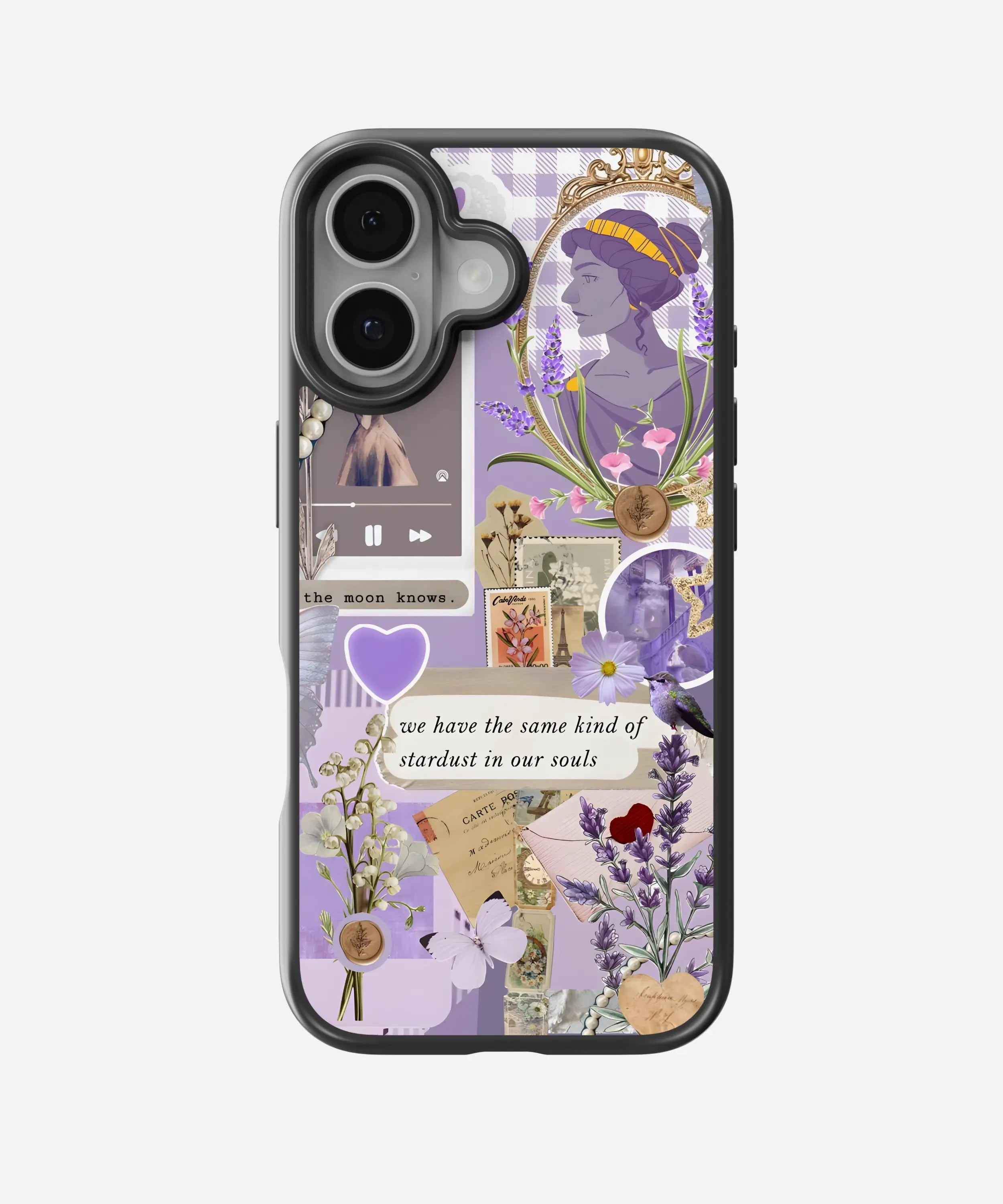The Moon Knows Hybrid Phone Case