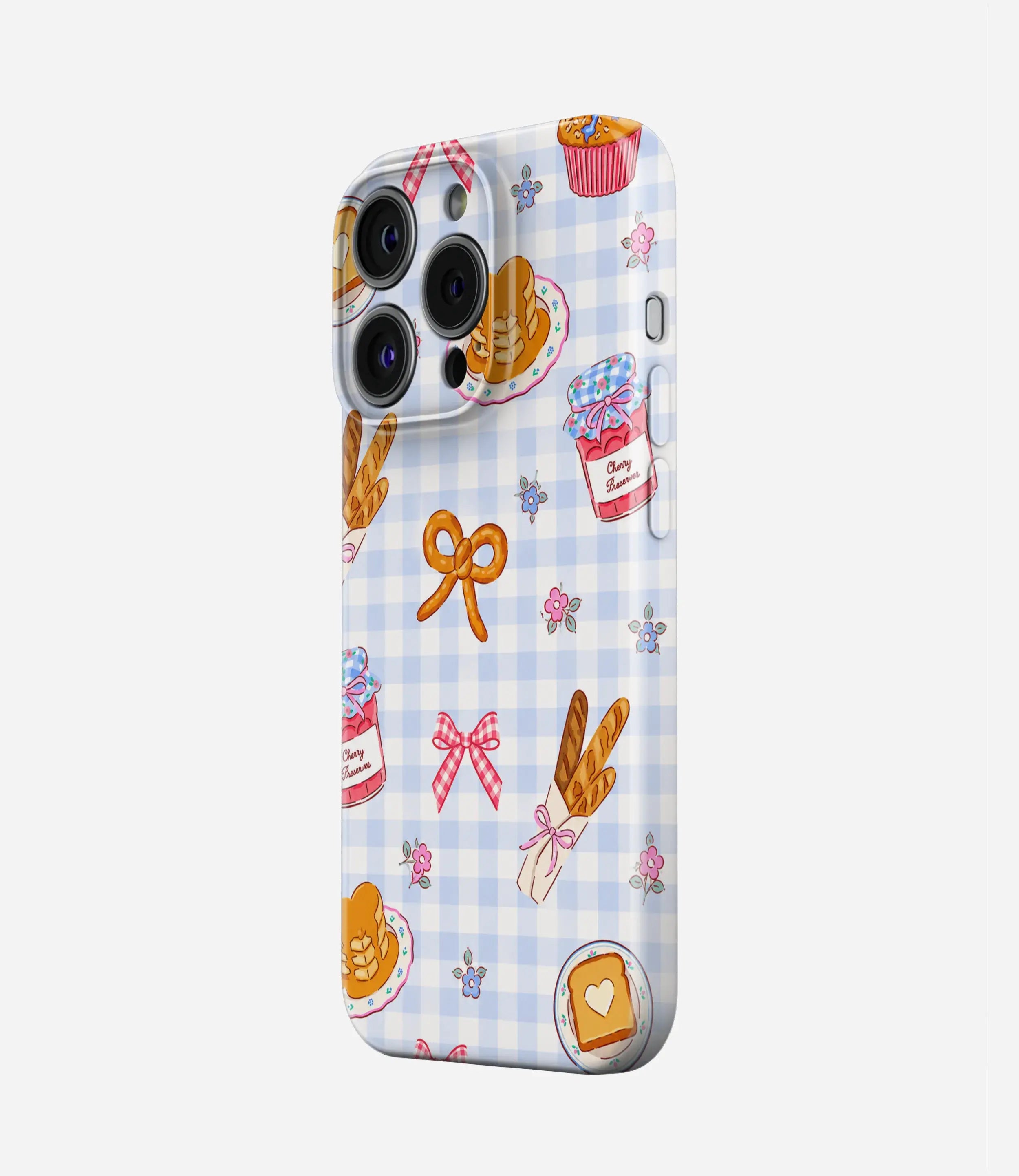 Blueberry Brunch Glossy Hard Case