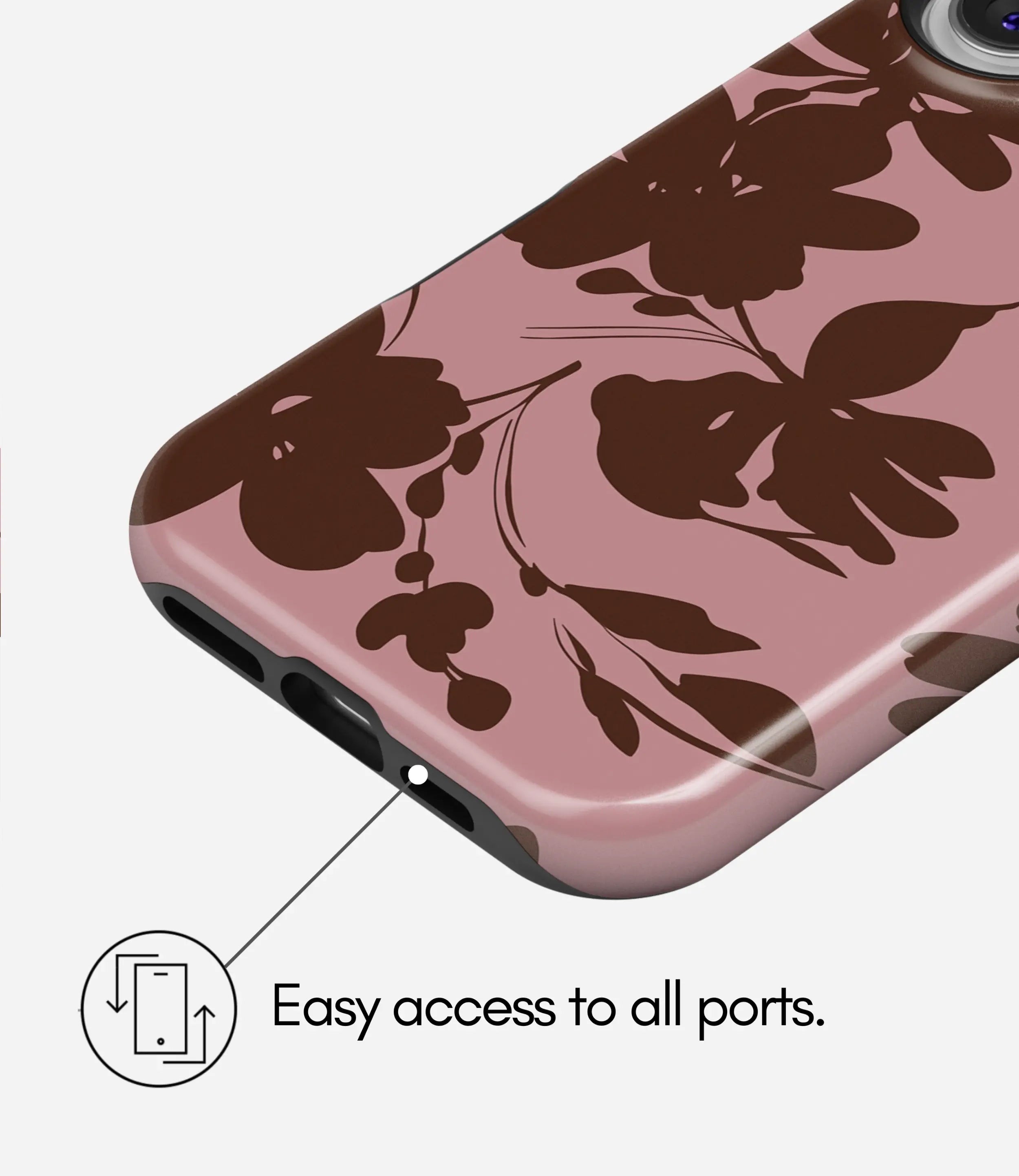 Cocoa Petal Glossy Armoured Case