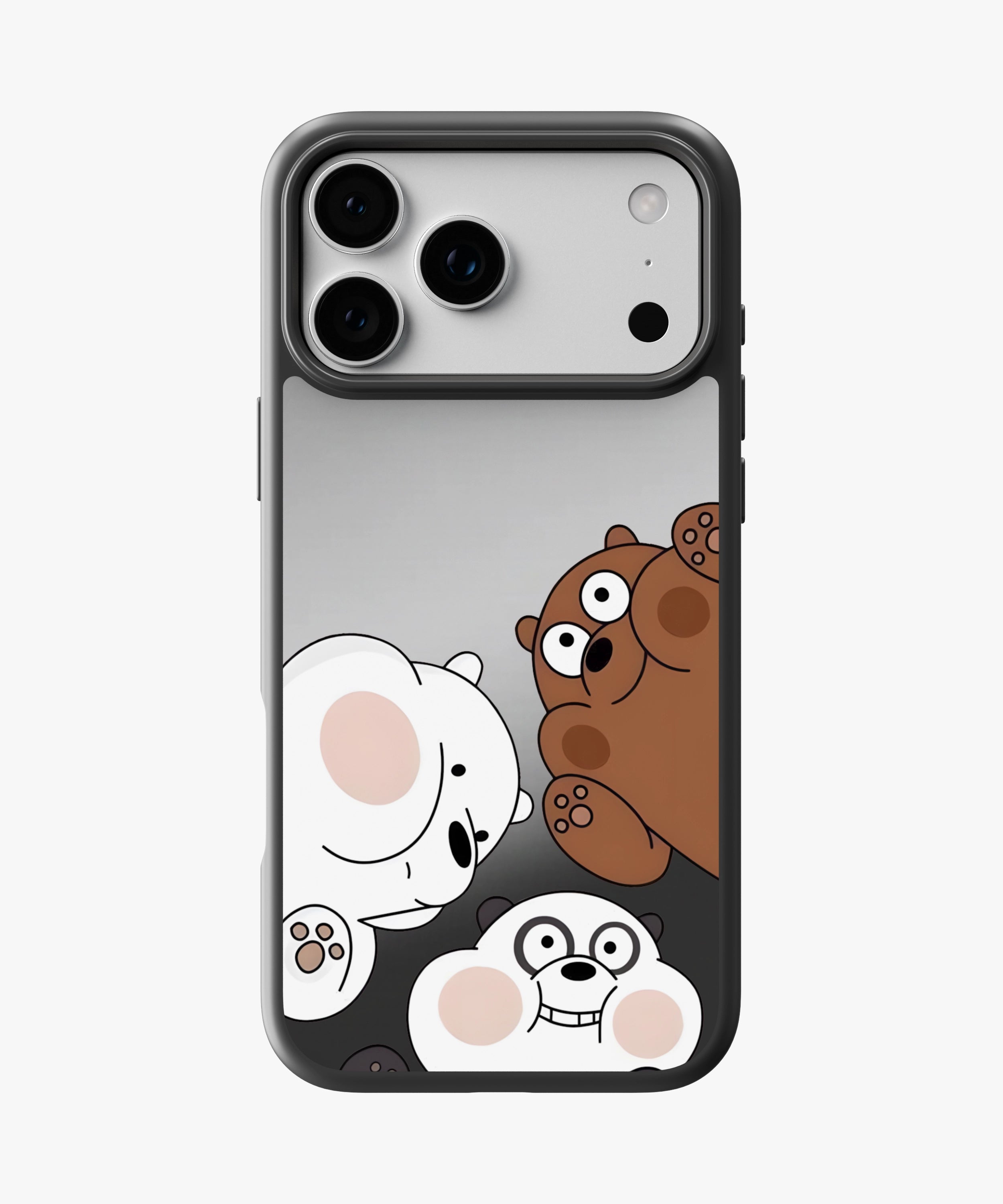 Bear Trio Luxe Mirror Phone Case