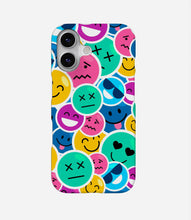 Load image into Gallery viewer, Colorful Smile Emoticons Doodle Phone Case