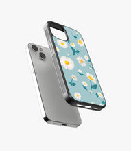 Load image into Gallery viewer, Daisy Pattern Floral Glass Case