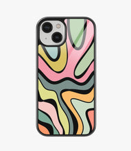 Load image into Gallery viewer, Abstract Grunge Waves Pattern Glass Case