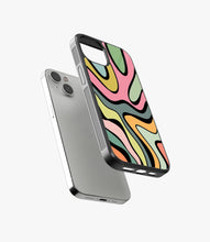 Load image into Gallery viewer, Abstract Grunge Waves Pattern Glass Case