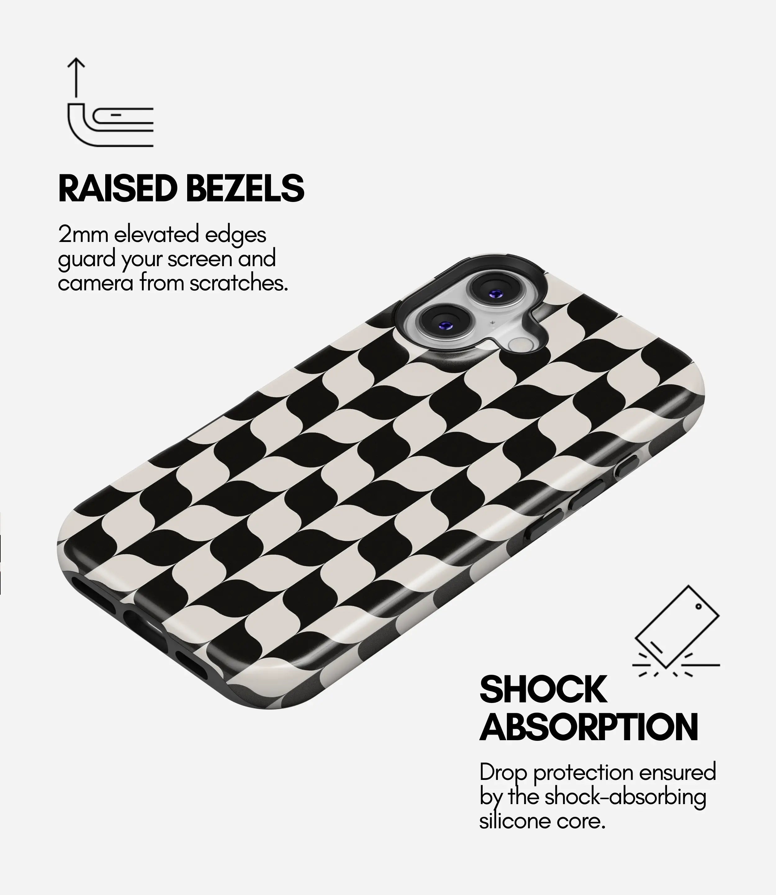 Retro Sway Glossy Armoured Case