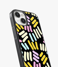 Load image into Gallery viewer, Abstract Quantum Lines Pattern Glass Case