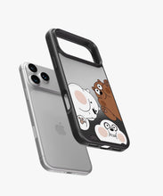 Load image into Gallery viewer, Bear Trio Luxe Mirror Phone Case