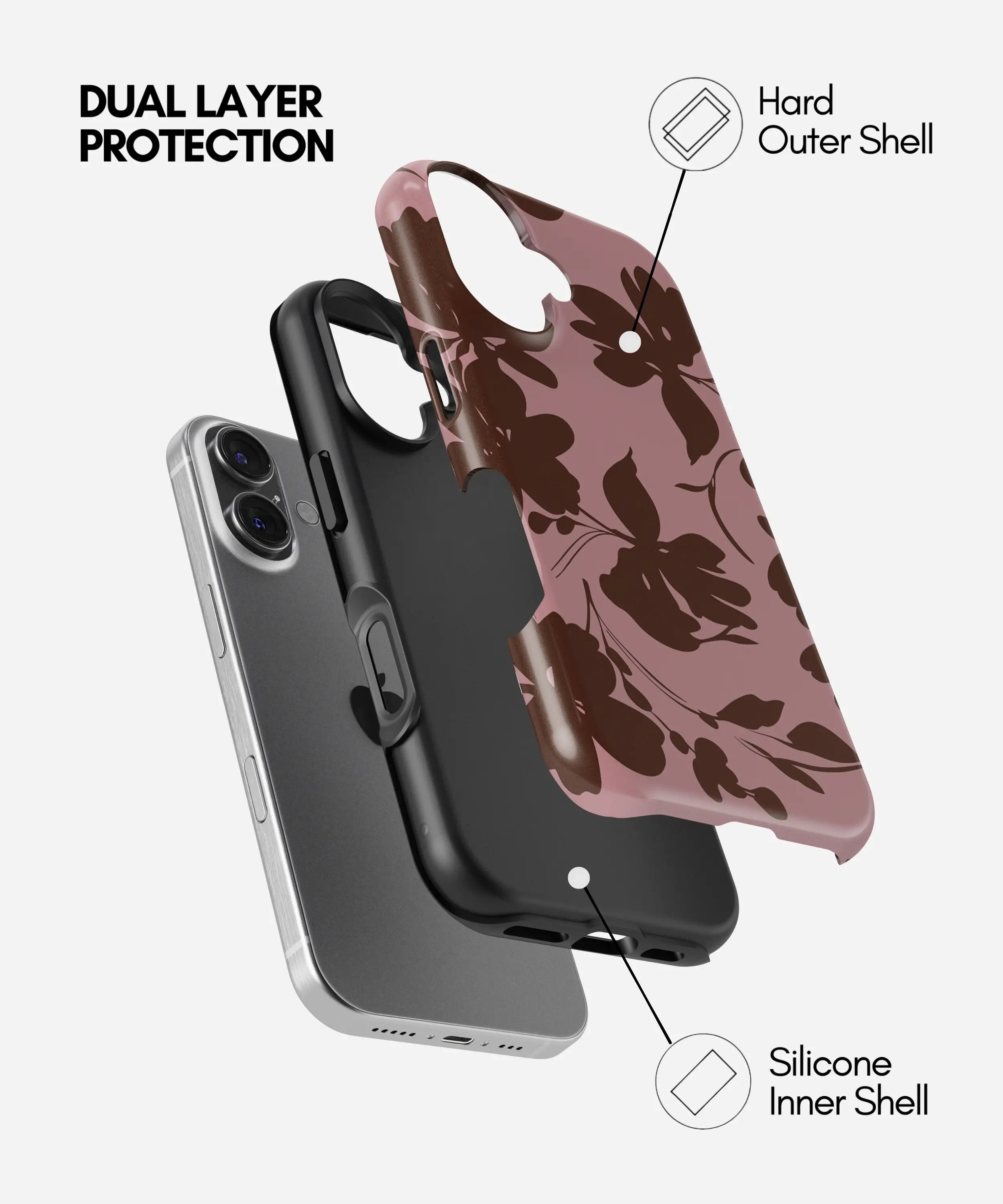 Cocoa Petal Glossy Armoured Case