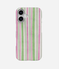 Load image into Gallery viewer, Strawberry Matcha Stripes Hard Case