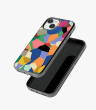 Load image into Gallery viewer, Abstract Nexus Shapes Pattern Glass Case