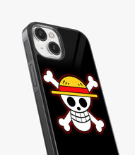 Load image into Gallery viewer, Straw Hat Pirates Logo Glass Phone Case