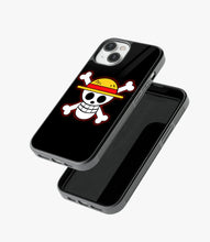 Load image into Gallery viewer, Straw Hat Pirates Logo Glass Phone Case