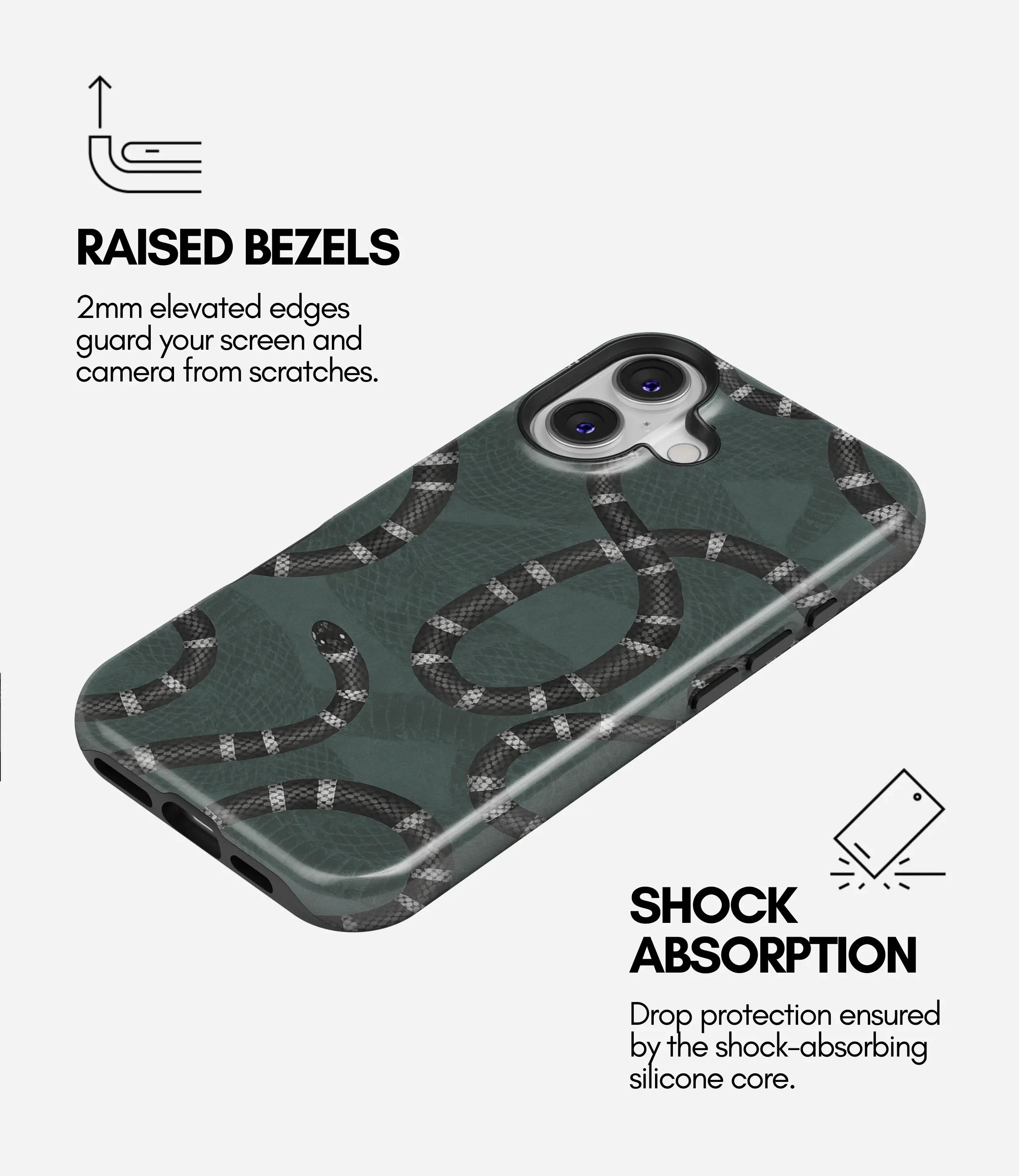 Shadow Serpent Glossy Armoured Case