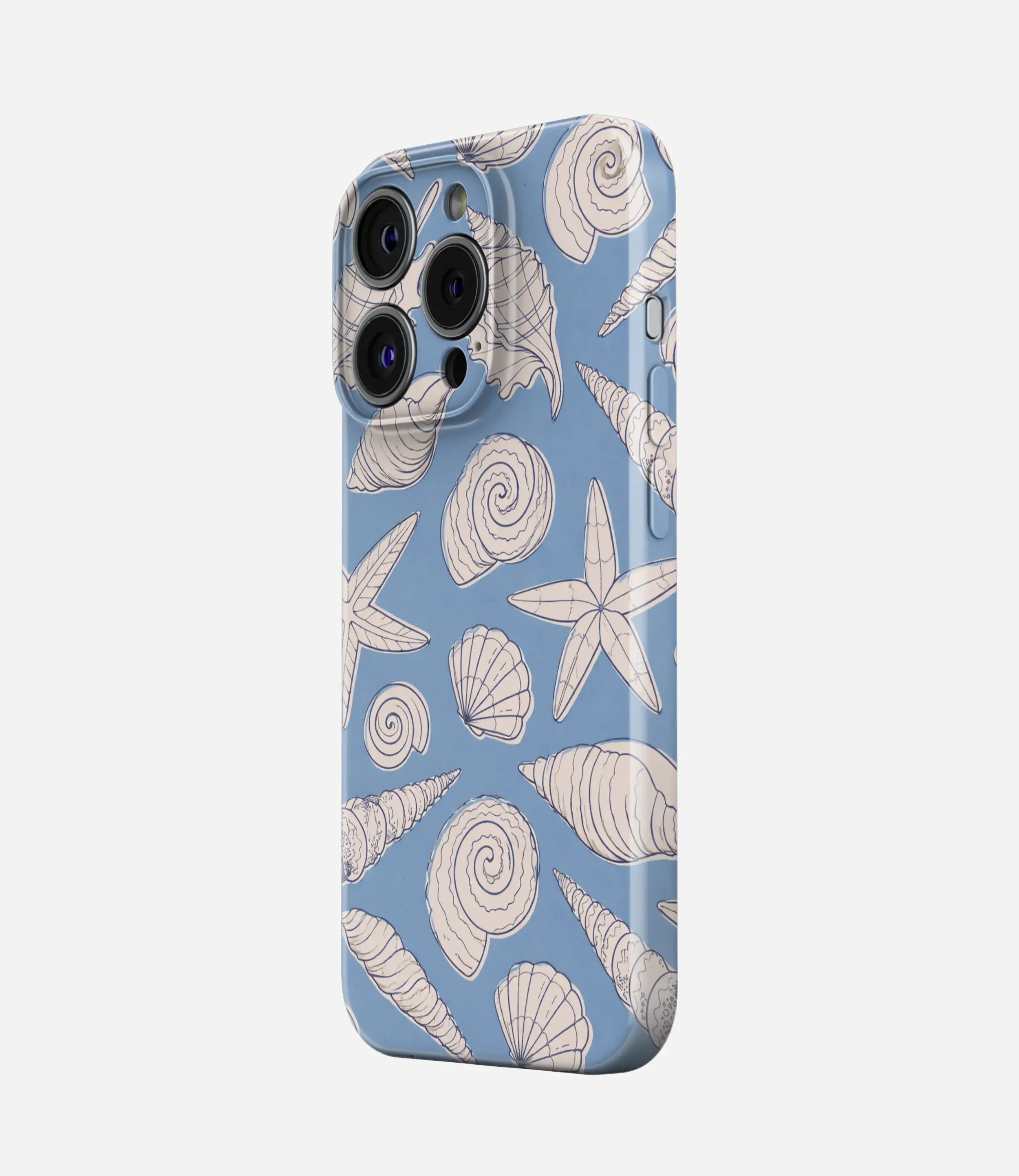 Seaside Sketch Glossy Hard Case