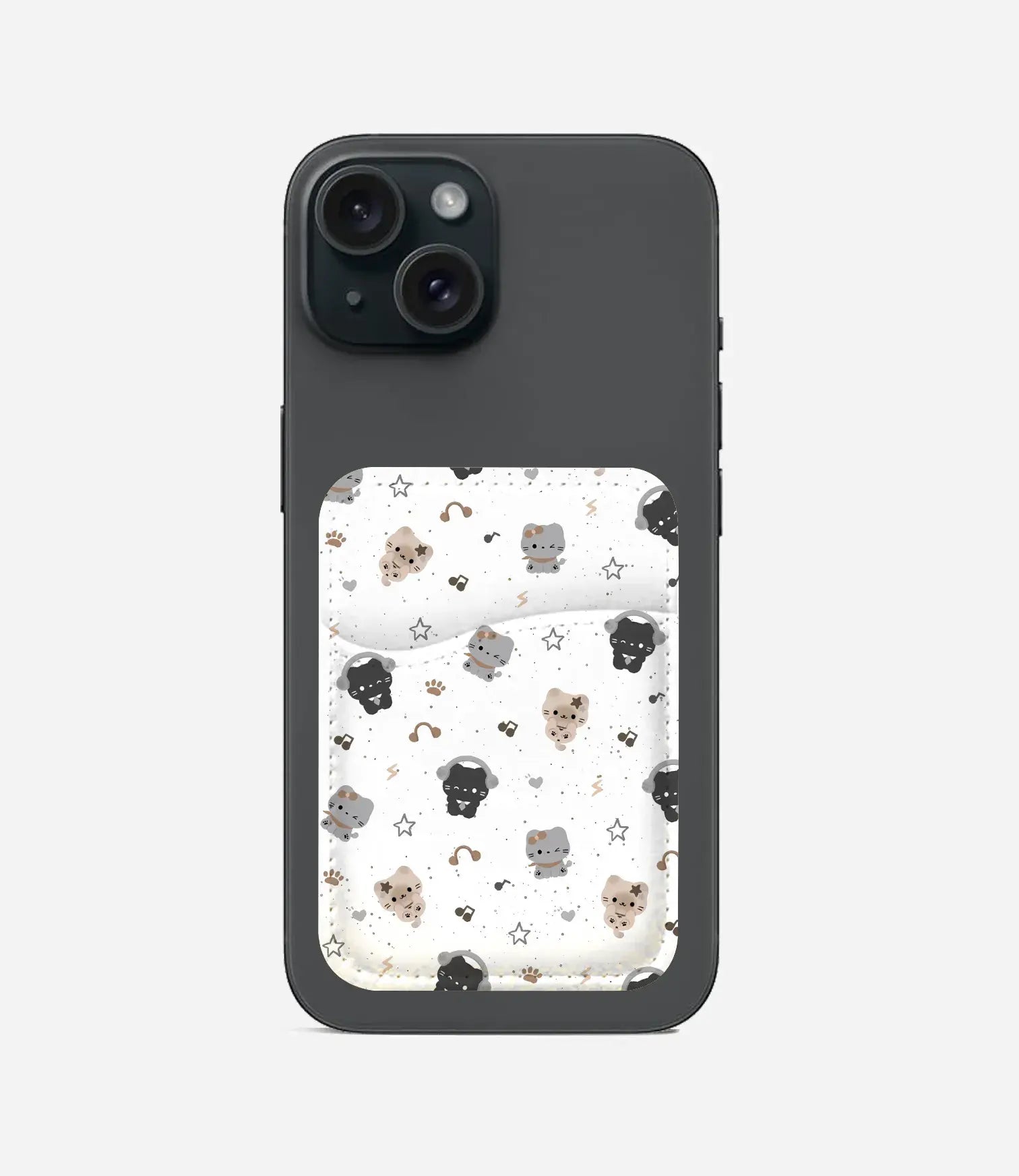 Midnight Meow Beats Phone Wallet