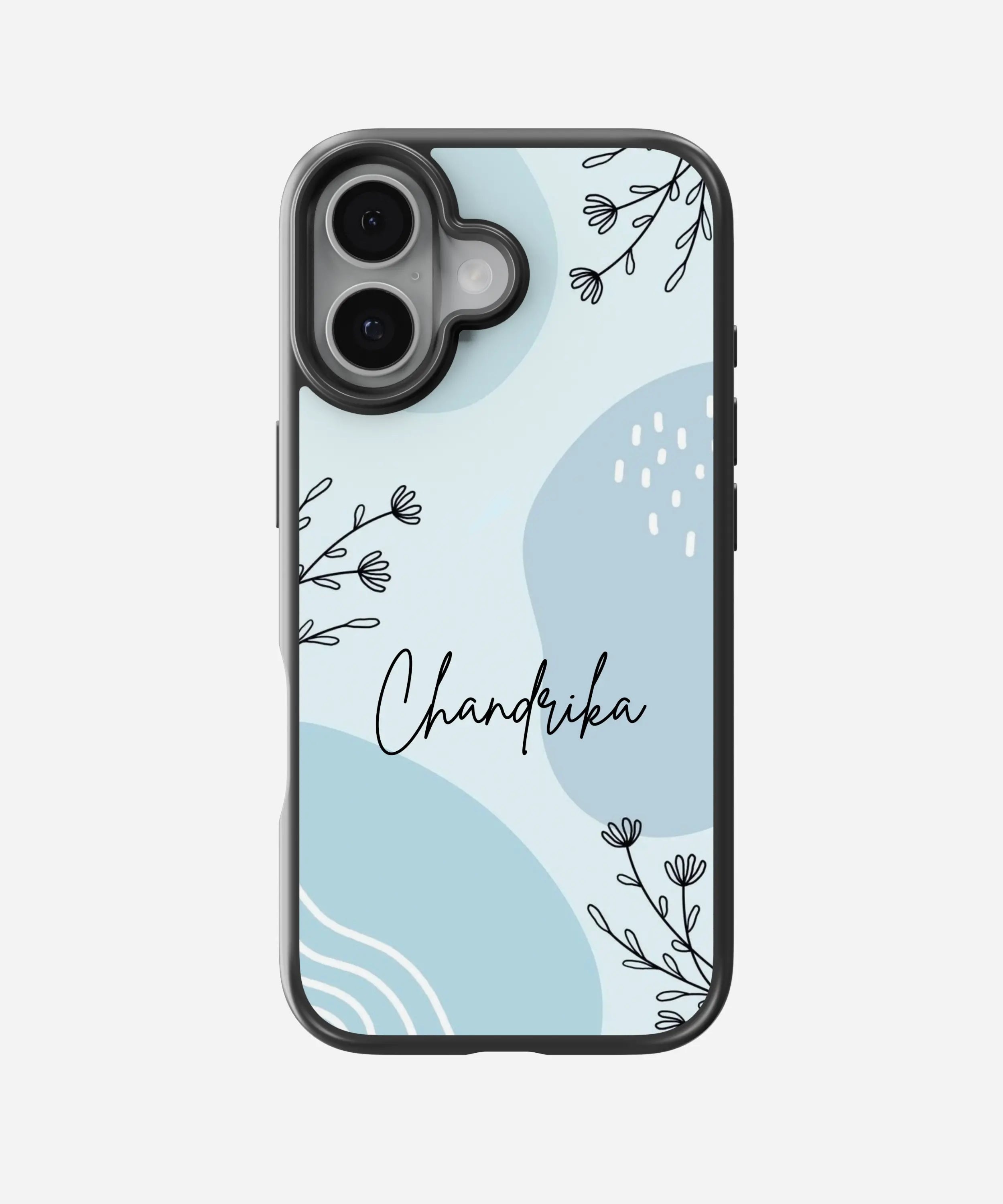 Blooming Beauty Custom Name Hybrid Matte Case
