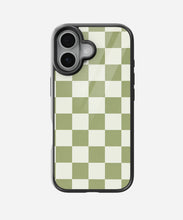 Load image into Gallery viewer, Sage Check Glass Case