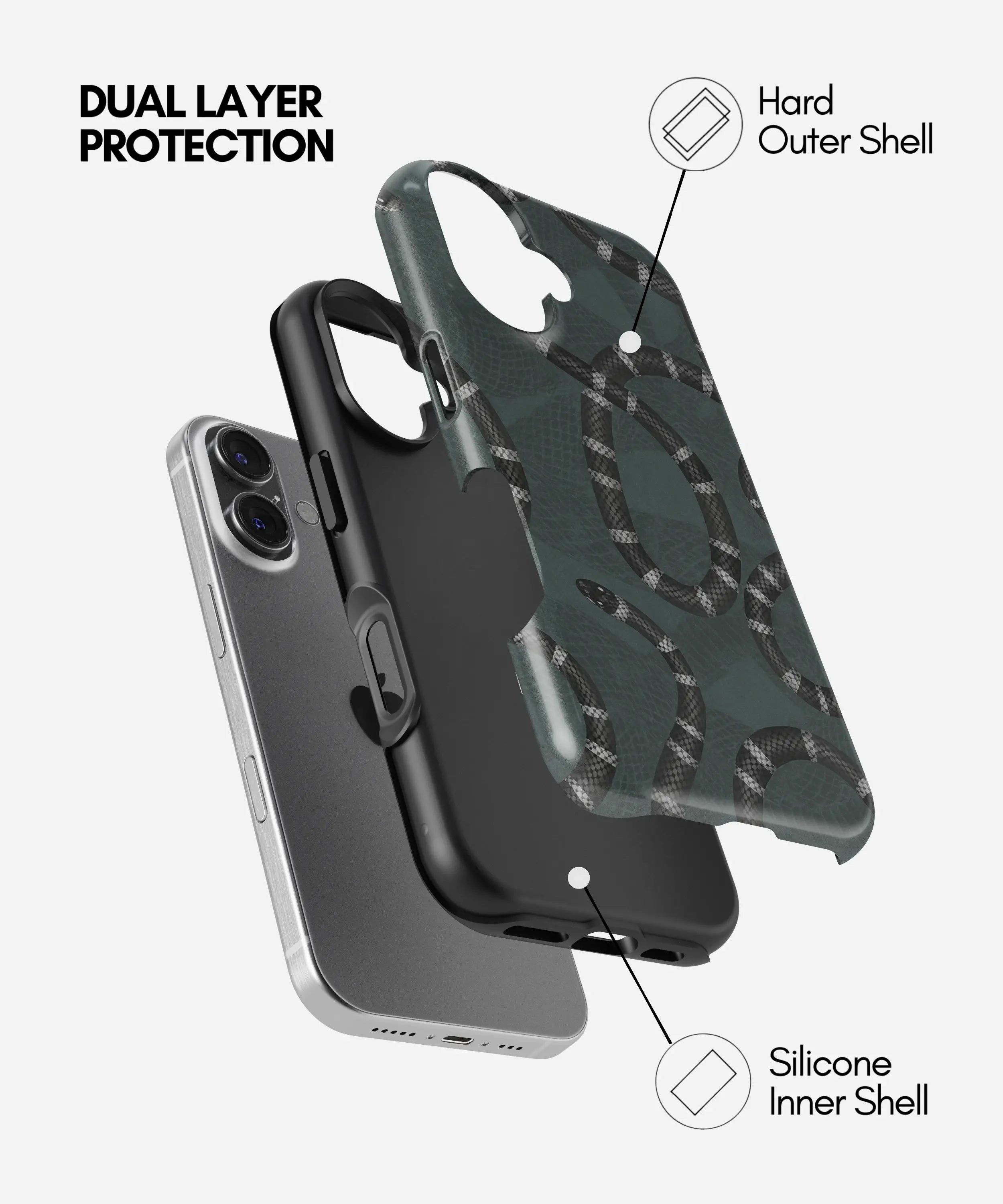 Shadow Serpent Glossy Armoured Case