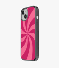 Load image into Gallery viewer, Y2K Red Swirl Glass Case