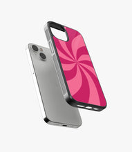 Load image into Gallery viewer, Y2K Red Swirl Glass Case