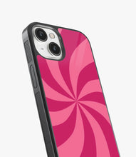 Load image into Gallery viewer, Y2K Red Swirl Glass Case