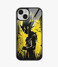 Load image into Gallery viewer, Yellow Goku Art Glass Phone Case