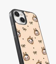 Load image into Gallery viewer, Labubu Latte Blush Glass Case