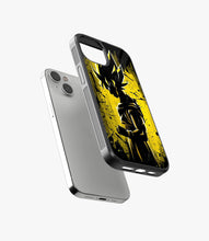 Load image into Gallery viewer, Yellow Goku Art Glass Phone Case
