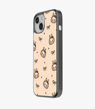 Load image into Gallery viewer, Labubu Latte Blush Glass Case