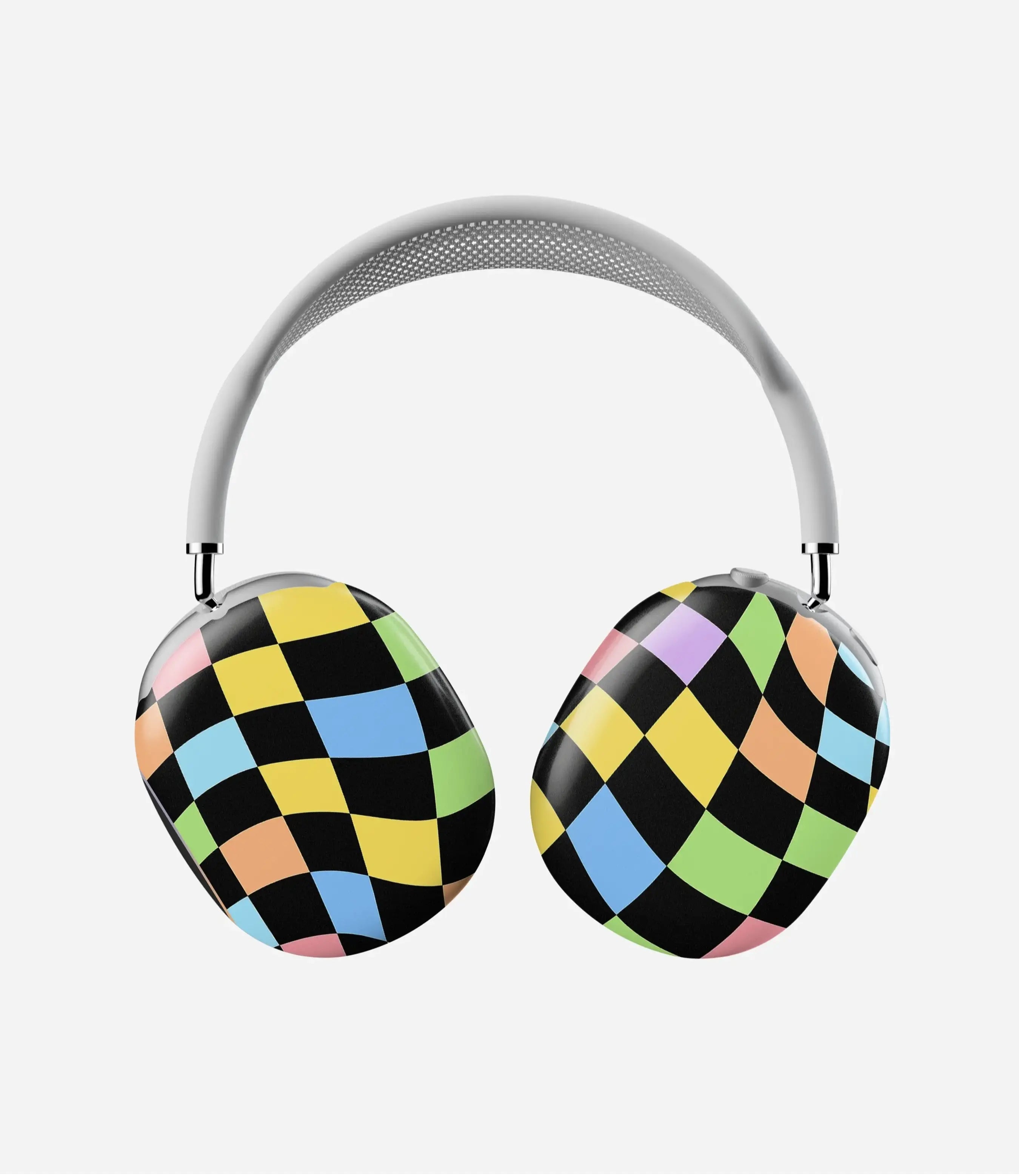 Candy Wave Check Glossy Airpods Max Case