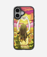 Load image into Gallery viewer, Girl With Sunflowers Glass Case