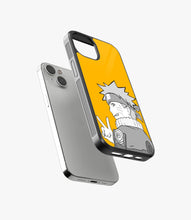 Load image into Gallery viewer, Yellow Naruto Art Glass Phone Case