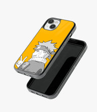Load image into Gallery viewer, Yellow Naruto Art Glass Phone Case