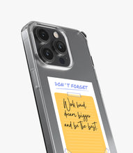 Load image into Gallery viewer, Reminder Custom Note Silicone Case