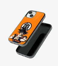 Load image into Gallery viewer, Orange Goku Glass Phone Case