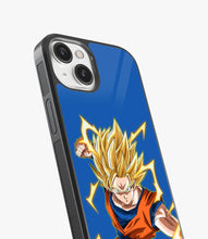Load image into Gallery viewer, Saiyan Strength Glass Phone Case