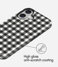 Load image into Gallery viewer, Monochrome Picnic Glossy Armoured Case