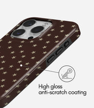 Load image into Gallery viewer, Mocha Stars Glossy Armoured Case
