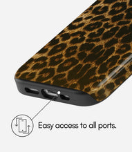 Load image into Gallery viewer, Golden Leopard Glossy Armoured Case