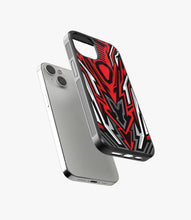 Load image into Gallery viewer, Abstract Speed Demon Pattern Glass Case