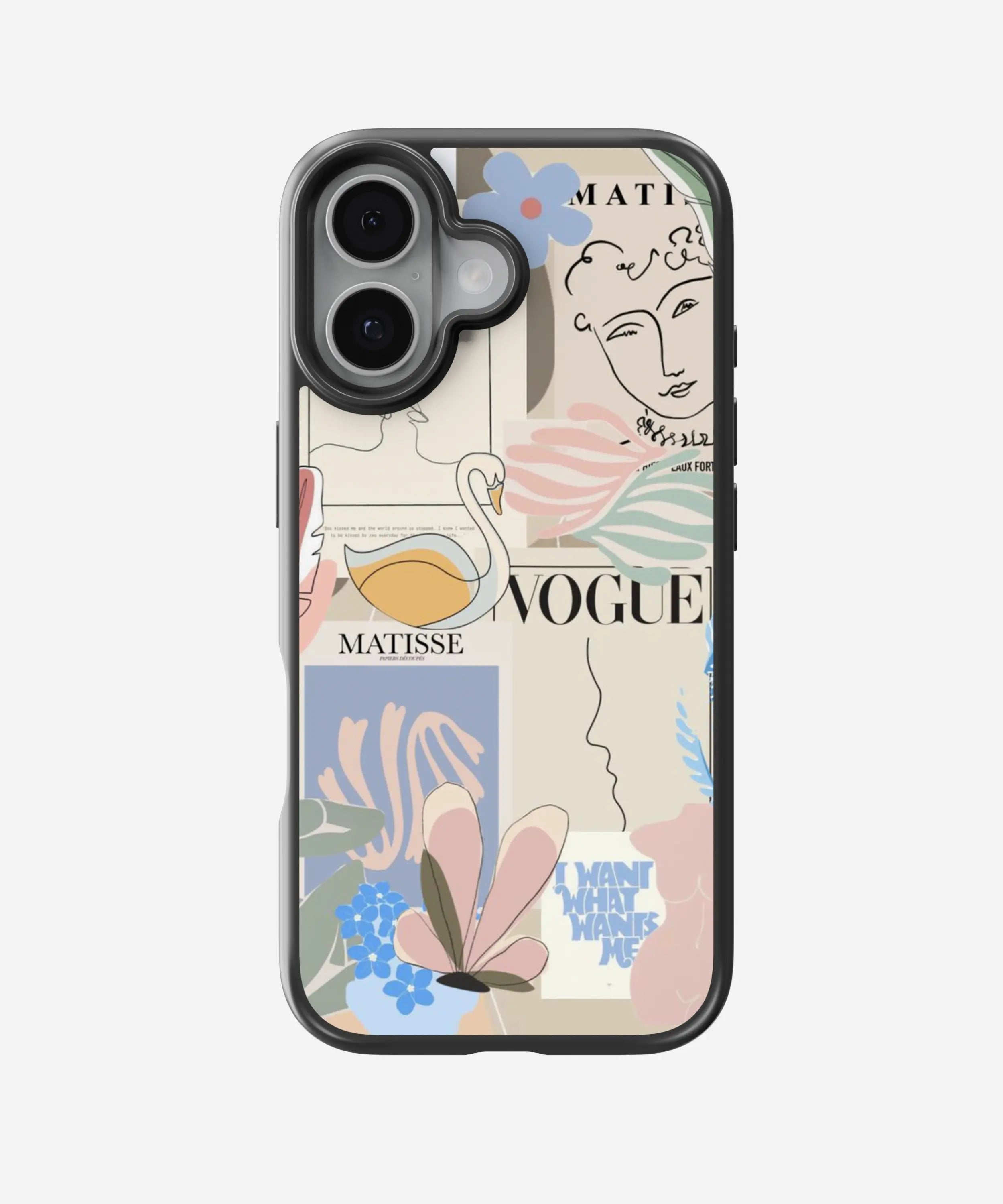 I want What Wants Me Hybrid Matte Case