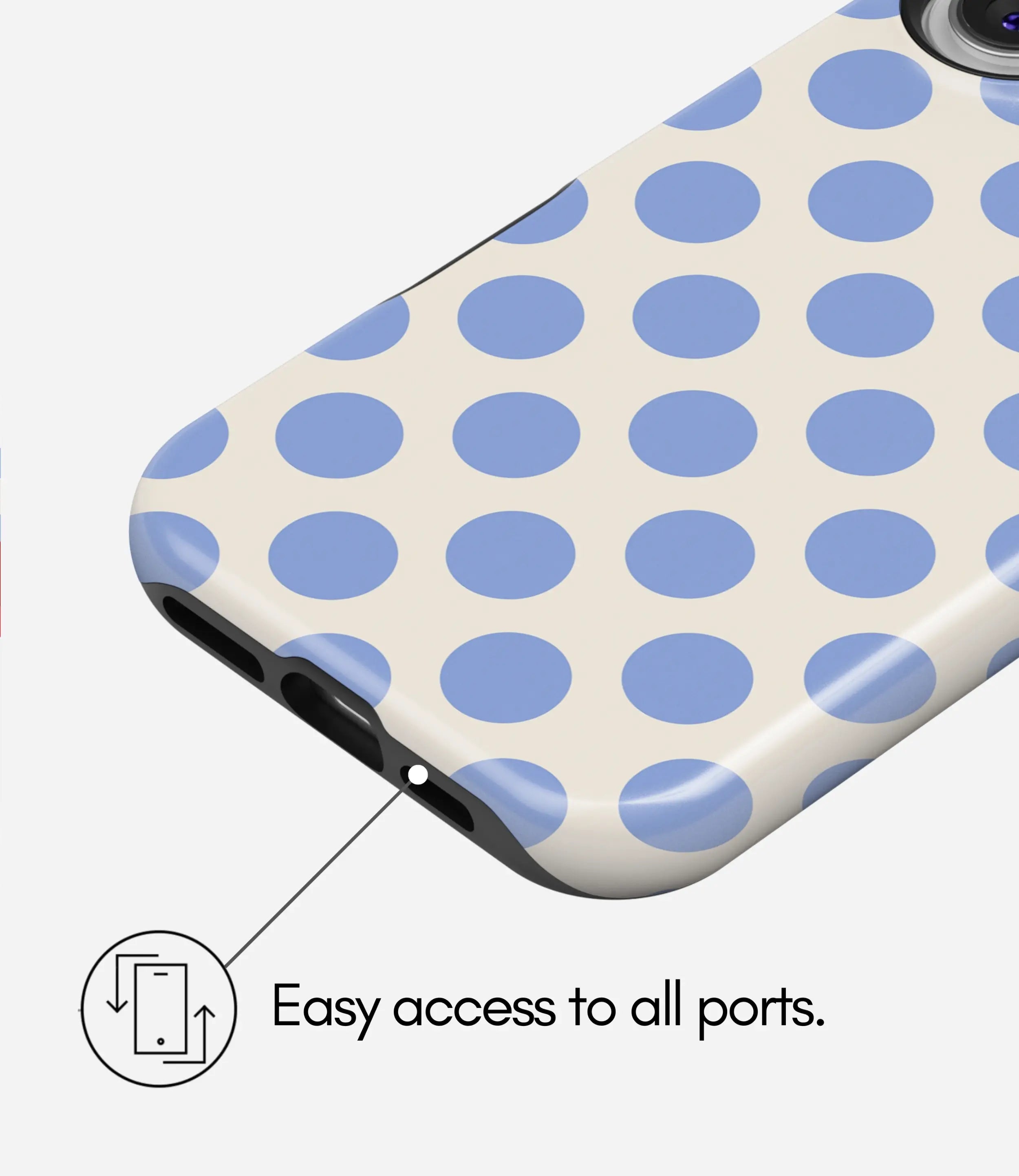 Blueberry Whip Glossy Armoured Case