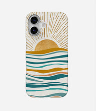 Load image into Gallery viewer, Sun & Sea Gold Phone Case