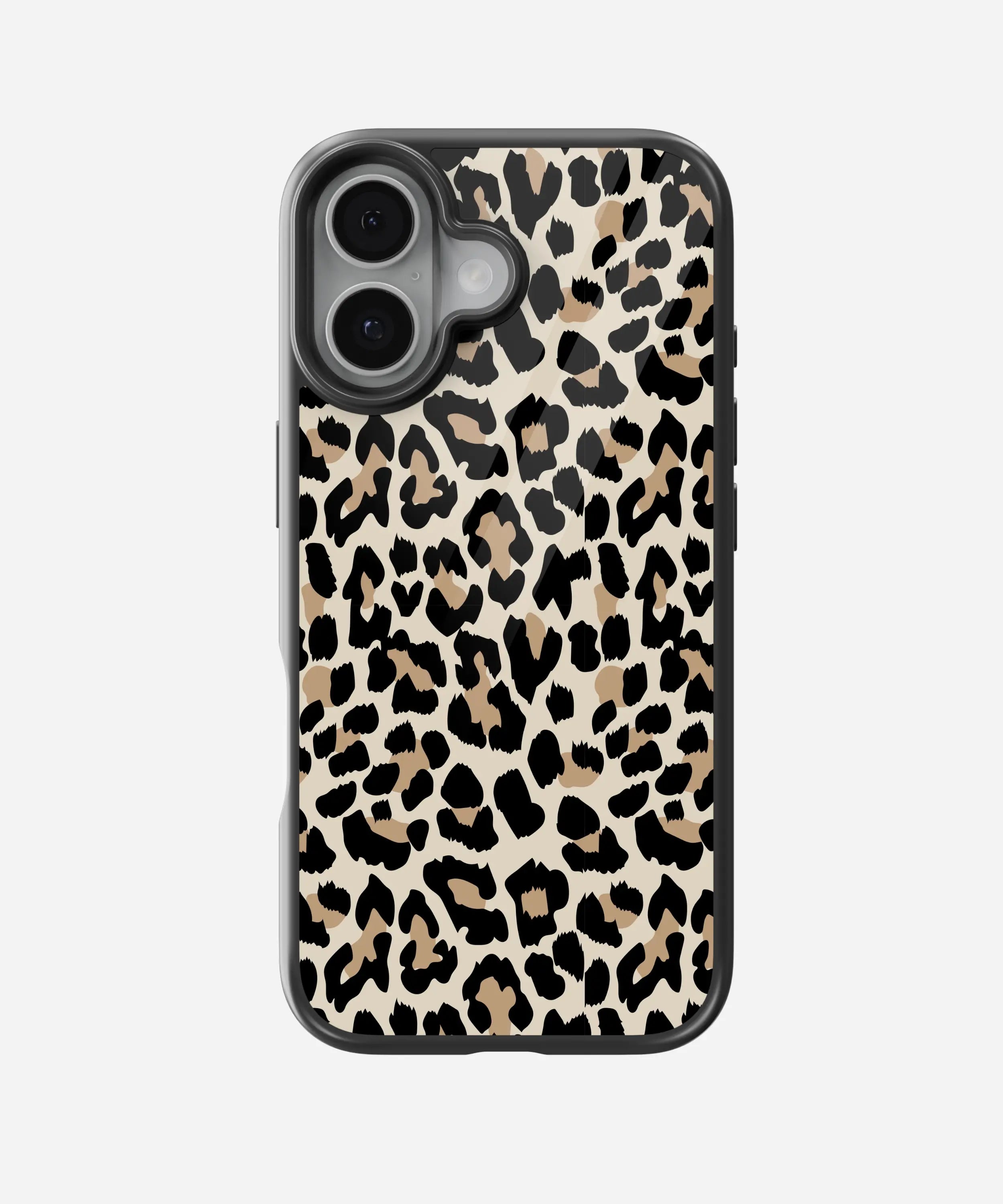 Beaver Leopard Print Glass Case